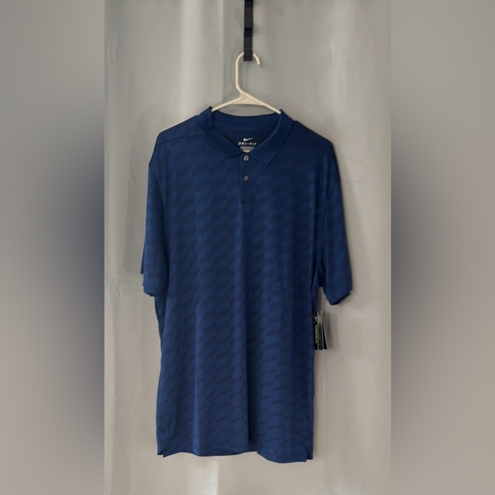 Nike Golf Men's Blue Polo Shirt Dry Fit